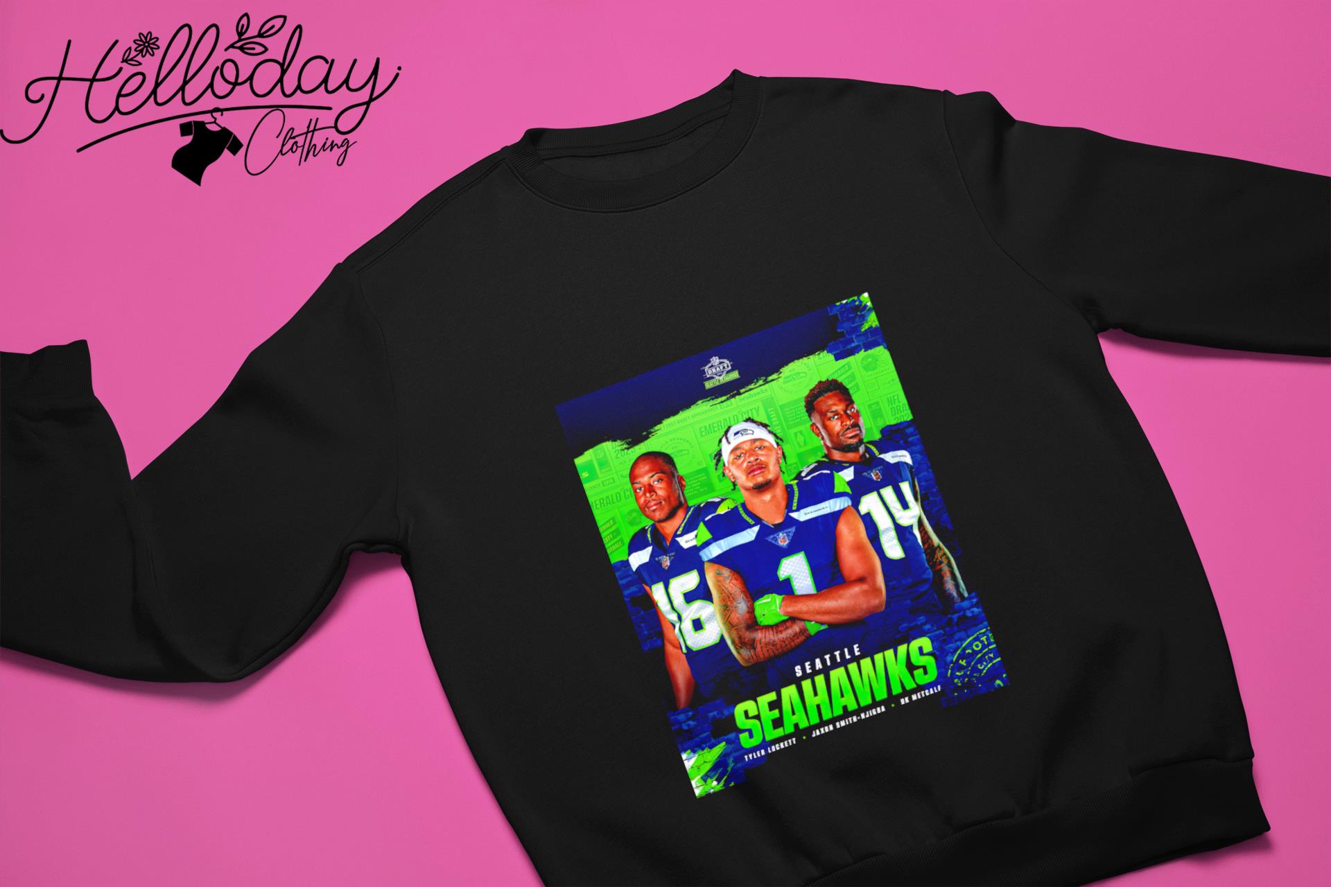 Official d.k. metcalf seattle blur signature shirt, hoodie, sweater, long  sleeve and tank top