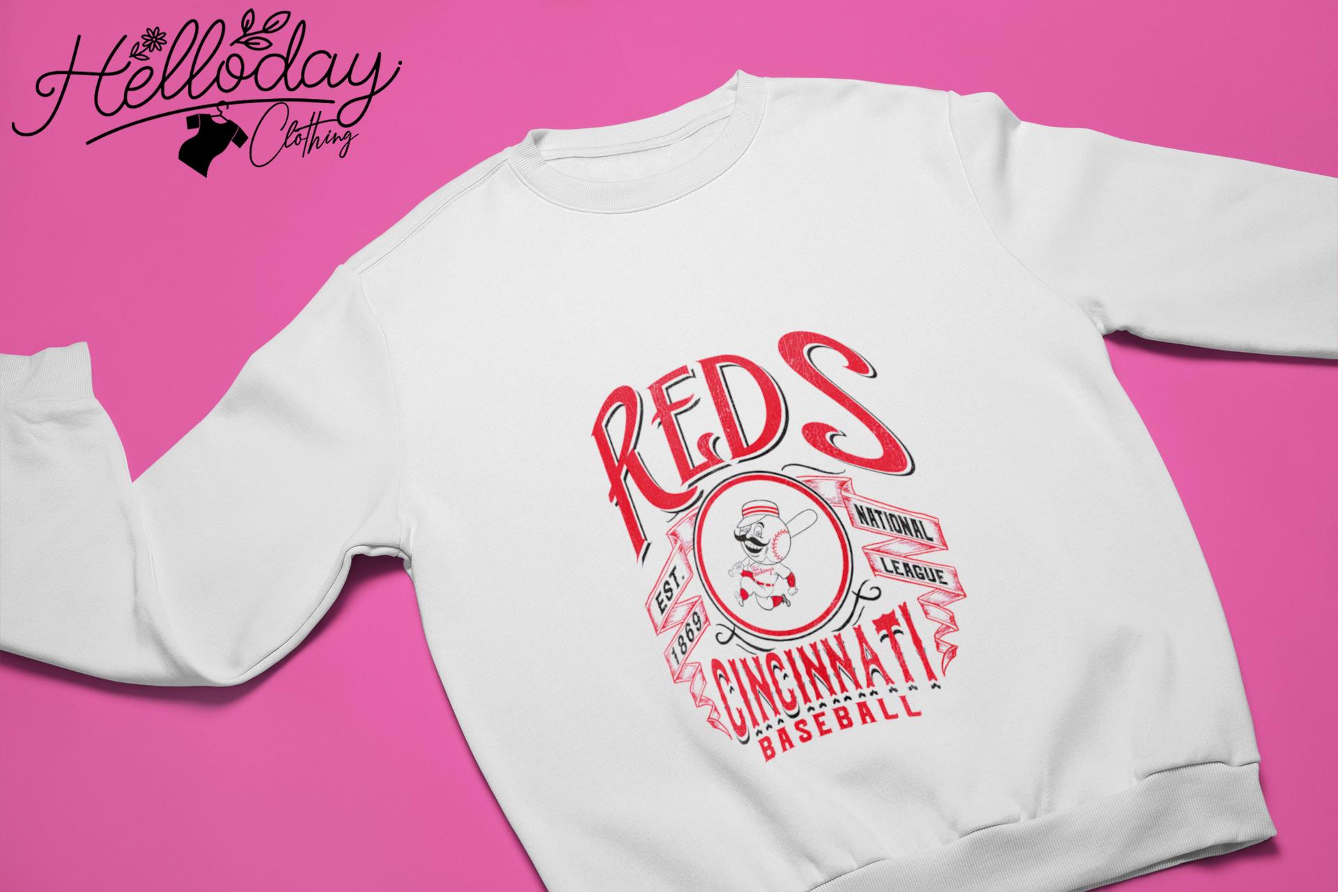 Cincinnati Reds National League retro logo T-shirt, hoodie, sweater, long  sleeve and tank top