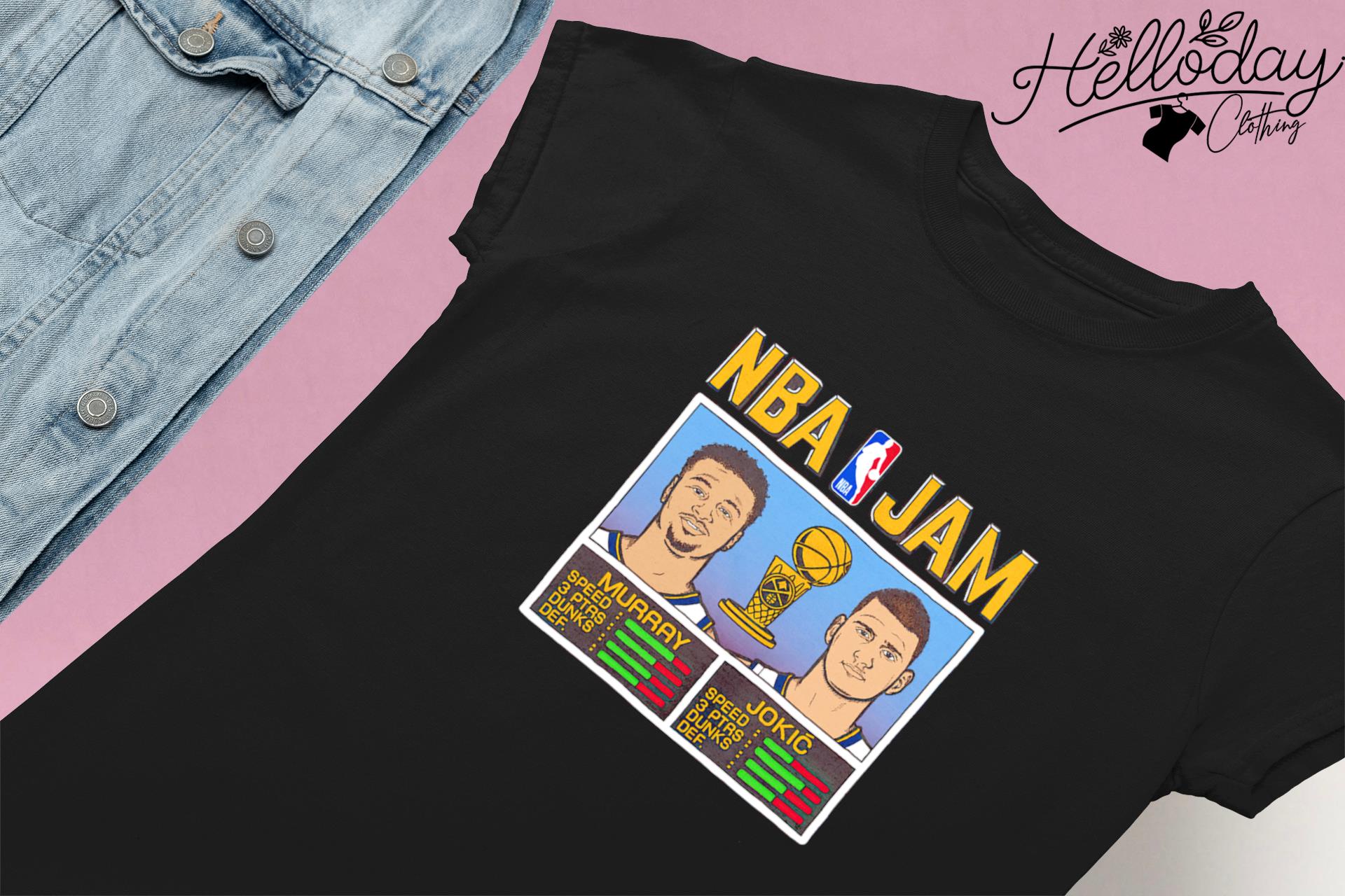 Official NBA Jam Murray and Nikola Jokic Nuggets retro shirt, hoodie,  sweater, long sleeve and tank top