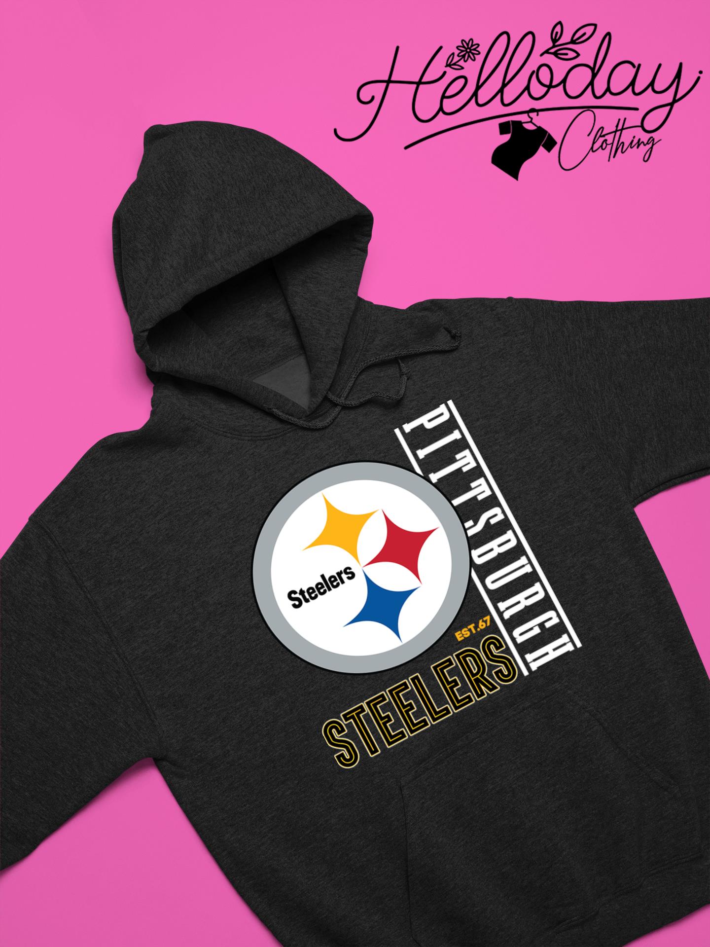 Pittsburgh Steelers est. 67 logo 2023 T-shirt, hoodie, sweater, long sleeve  and tank top