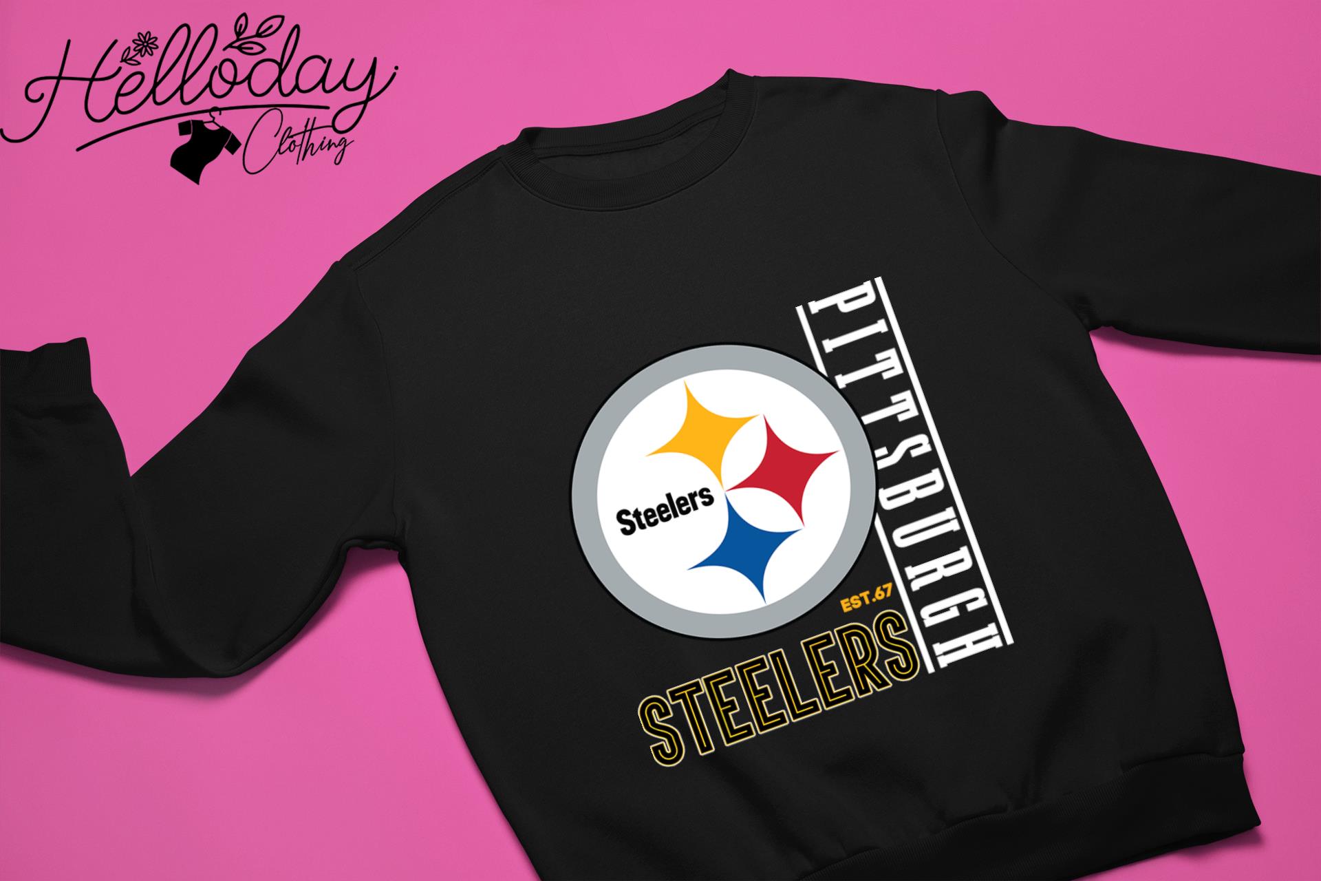 Pittsburgh Steelers est. 67 logo 2023 T-shirt, hoodie, sweater, long sleeve  and tank top