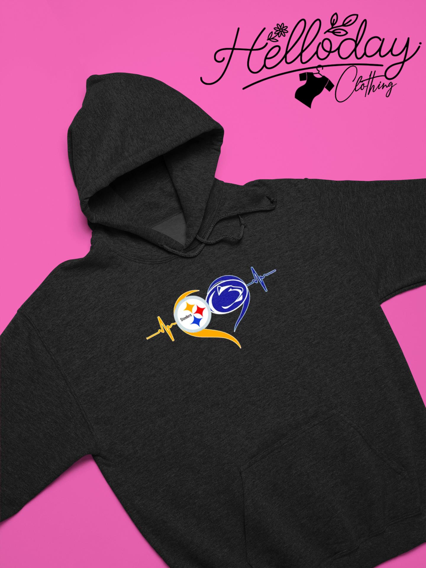 Stethoscope heartbeat nurse symbol Pittsburgh Steelers shirt, hoodie,  sweater, long sleeve and tank top