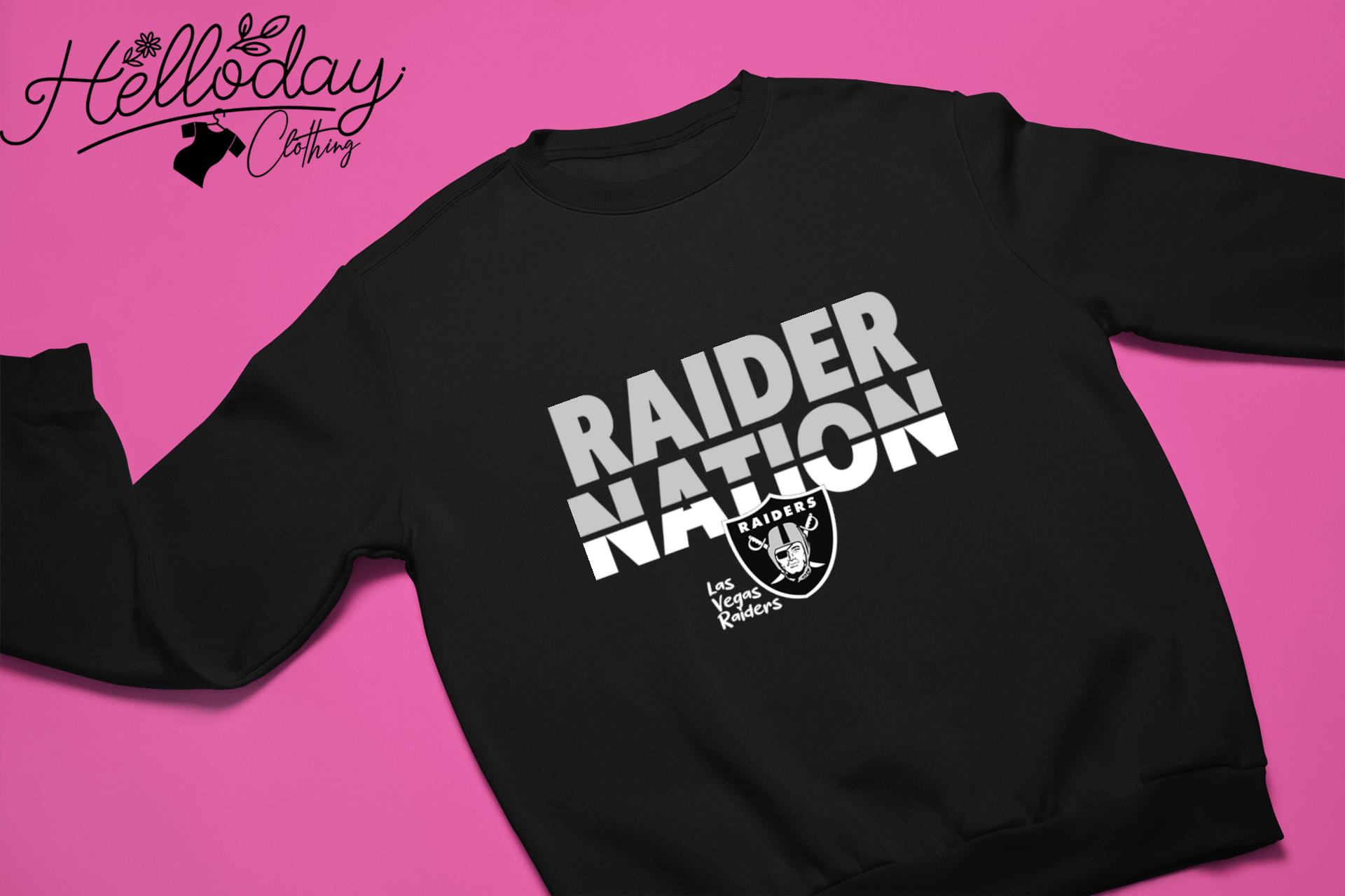 Raider Nation Logo Las Vegas Raiders T-shirt, hoodie, sweater