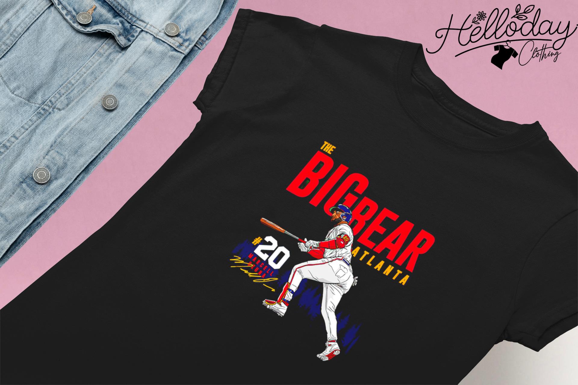 Marcell Ozuna Atlanta Braves The Big Bear Atlanta signature shirt