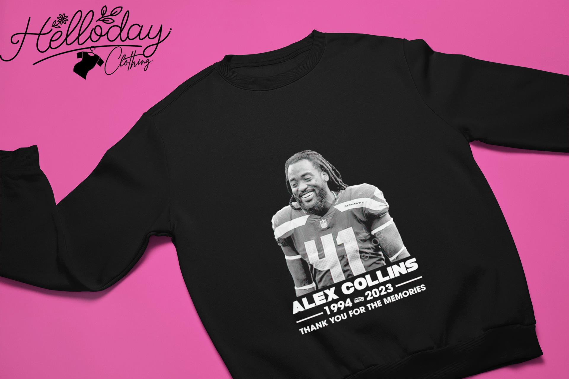 Alex Collins 1994 2023 Memories Seatle Seahawks NFL Shirt, hoodie, sweater  and long sleeve