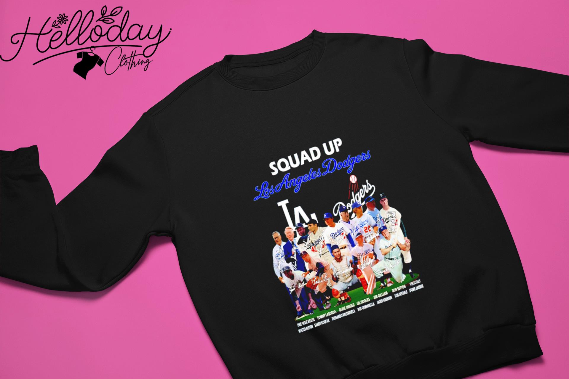 Squad Up Los Angeles Dodgers Signature shirt, hoodie, sweater