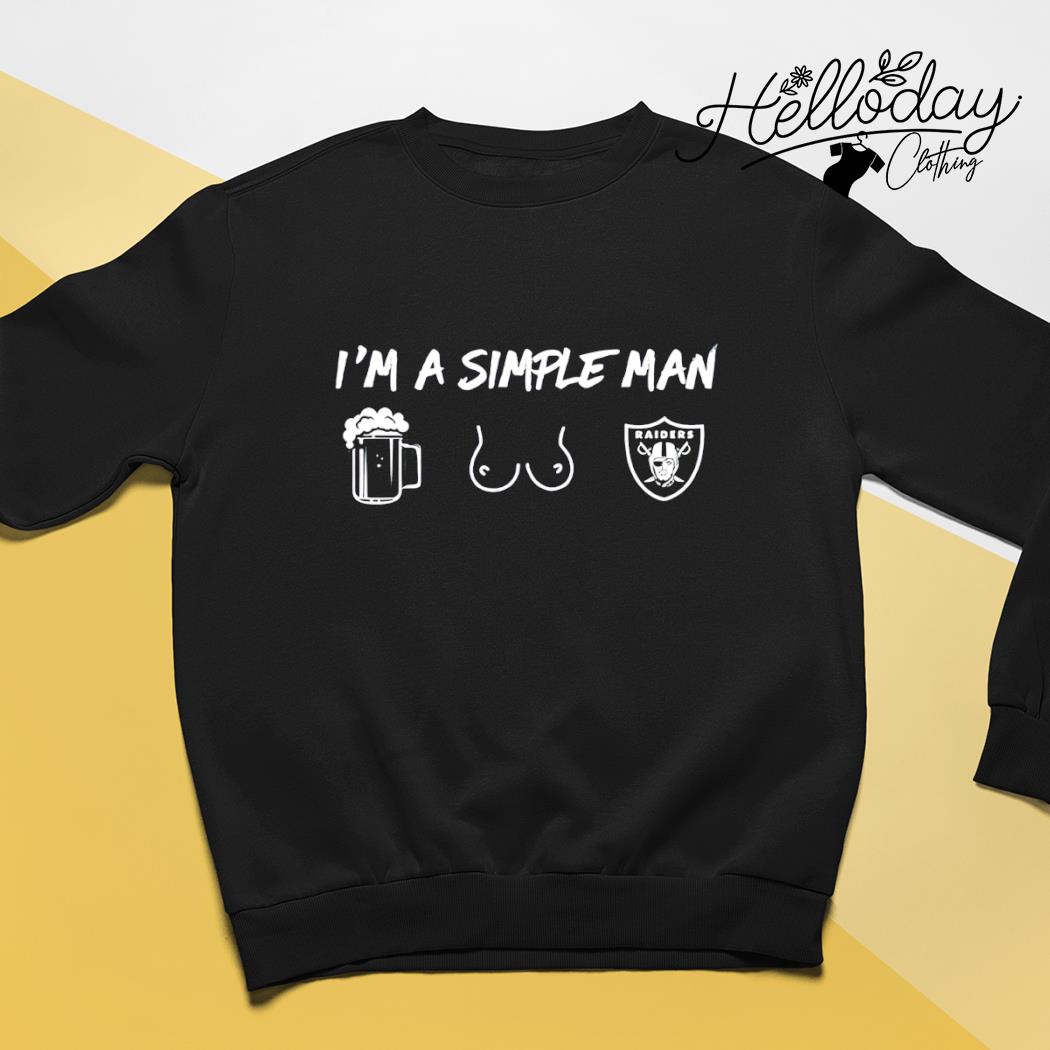 I Am Simple Man Las Vegas Raiders Unisex T-Shirt