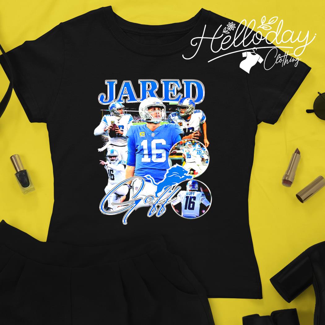 Jared Goff Detroit Lions signature 2023 shirt, hoodie, sweater, long sleeve  and tank top