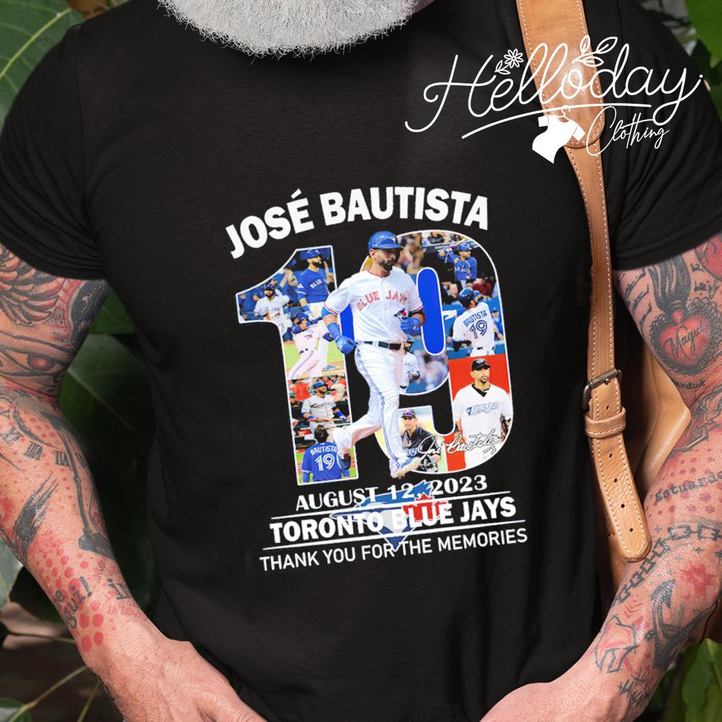 Men's Nike Jose Bautista Powder Blue Toronto Jays Joey Bats Phrase T-Shirt Size: Small