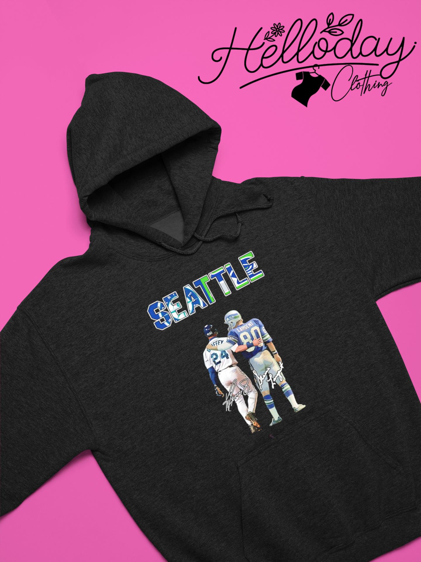 Seattle Mariners Seattle Seahawks Ken Griffey Jr and Steve Largent  Signatures shirt, hoodie, sweater, long sleeve and tank top