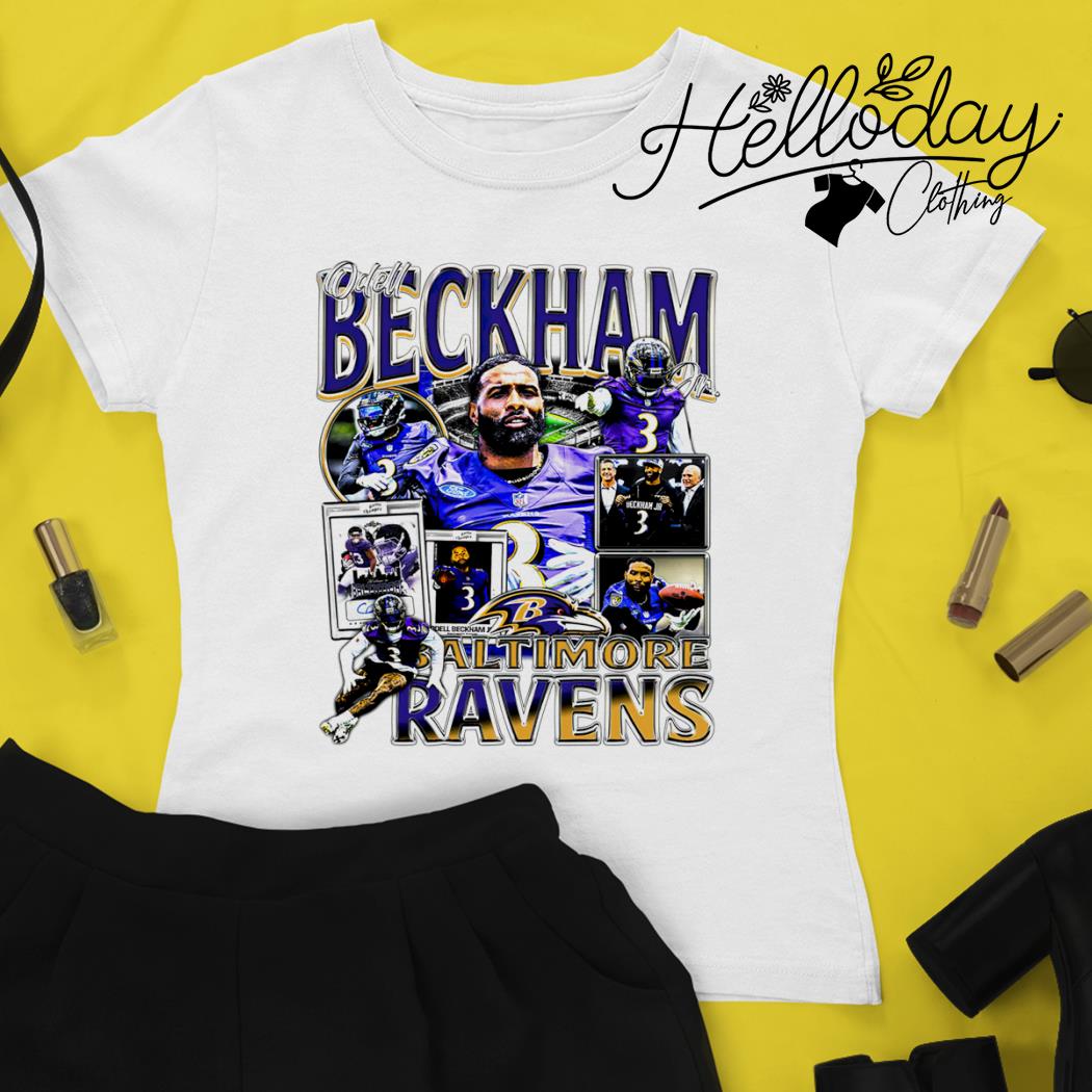 Official obj odell beckham jr baltimore ravens youth T-shirts