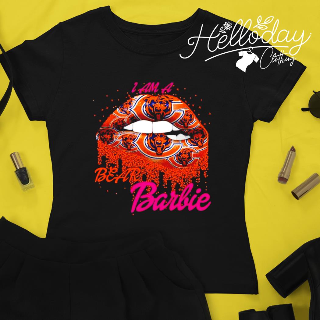 Lips Chicago Bears Barbie 2023 Shirt