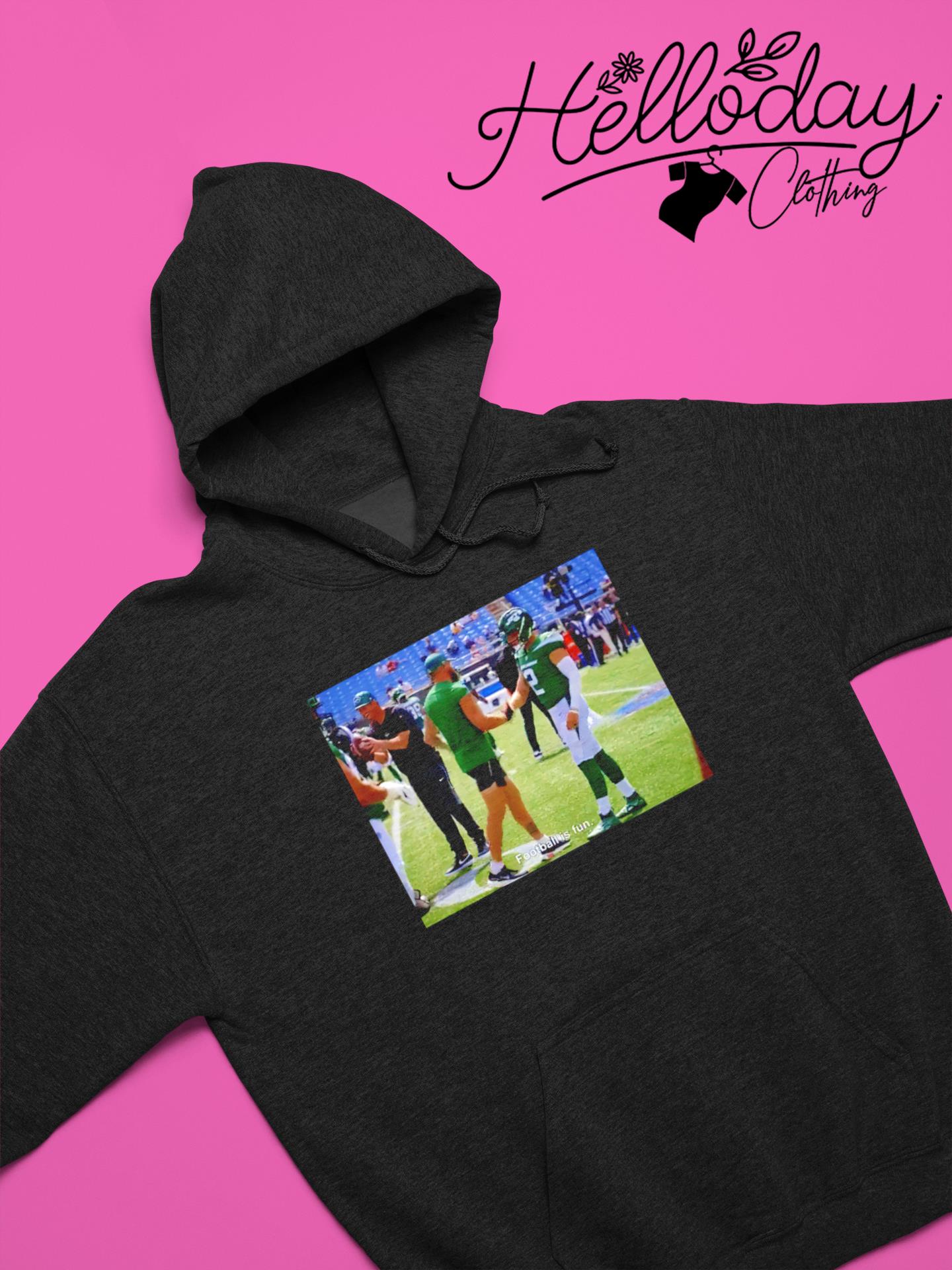 Official zach Wilson Football Is Fun T-Shirts, hoodie, tank top, sweater  and long sleeve t-shirt