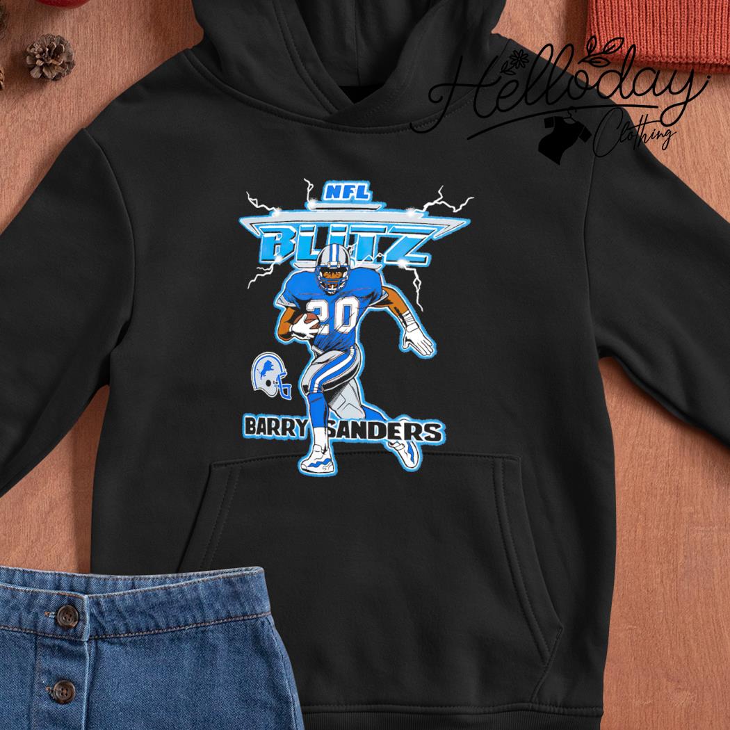 NFL Blitz Barry Sanders Detroit Lions shirt, hoodie, sweater, long sleeve  and tank top