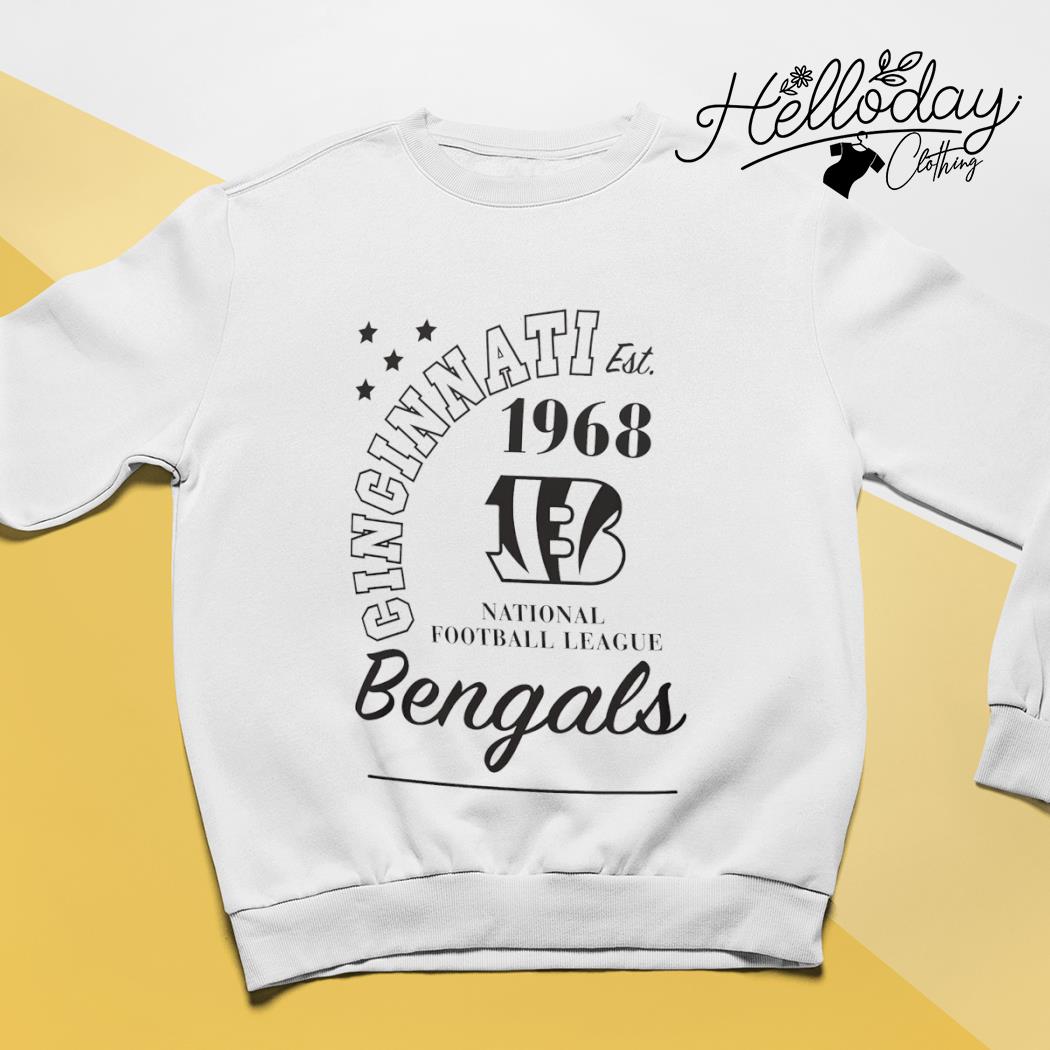 Cincinnati Bengals, Bengals est. 1968 T-Shirt tops anime clothes