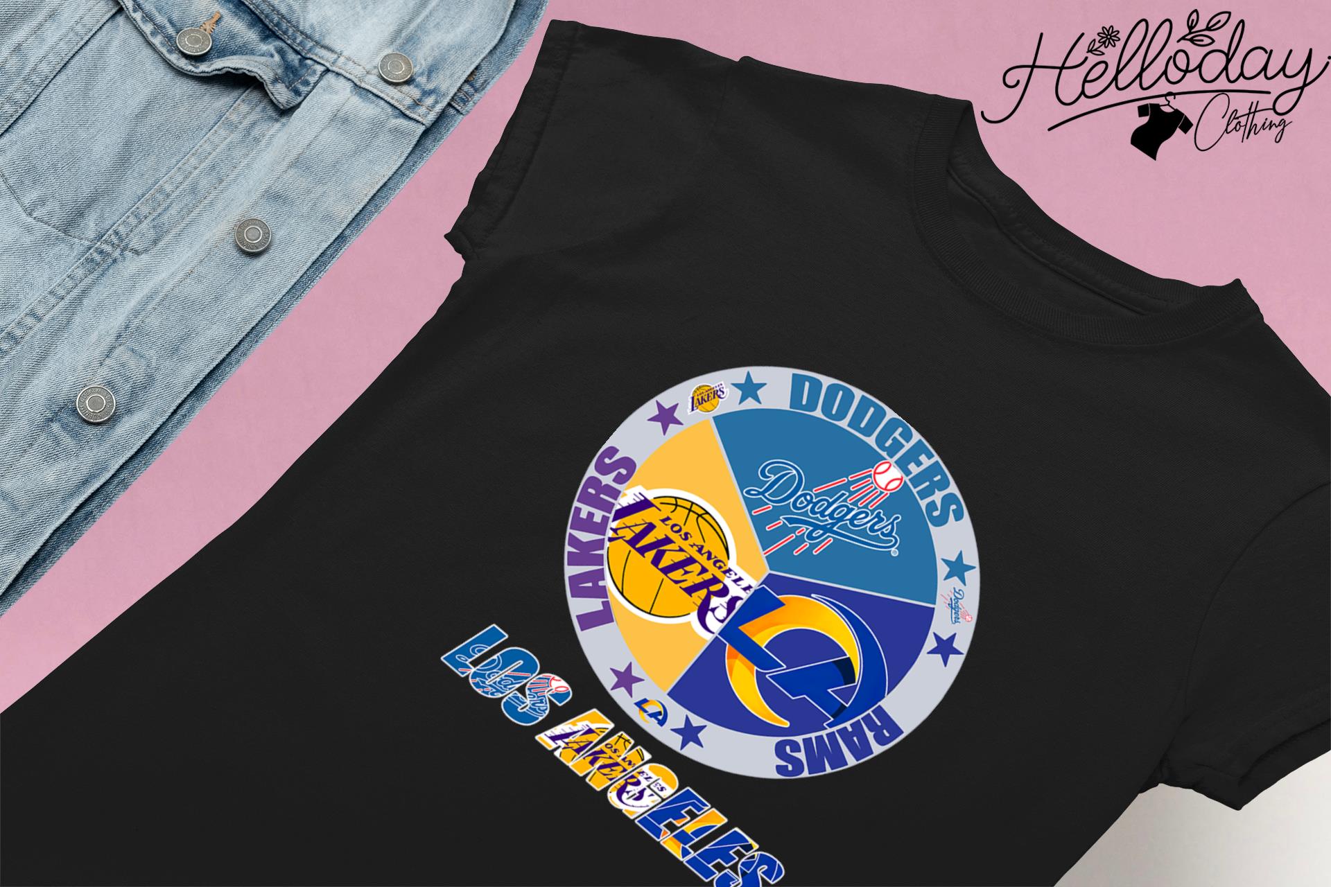 Los Angeles Lakers Los Angeles Dodgers Los Angeles Rams logo sport shirt,  hoodie, sweater, long sleeve and tank top