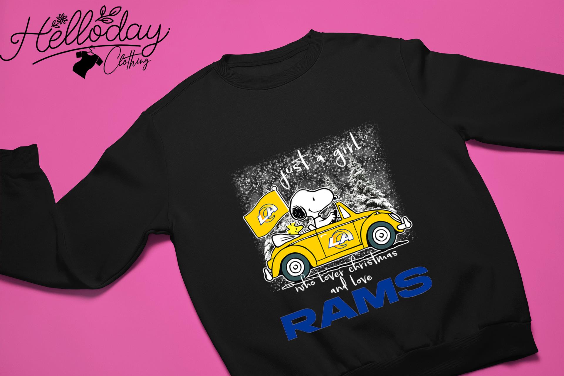 Snoopy Los Angeles Rams Christmas Shirt