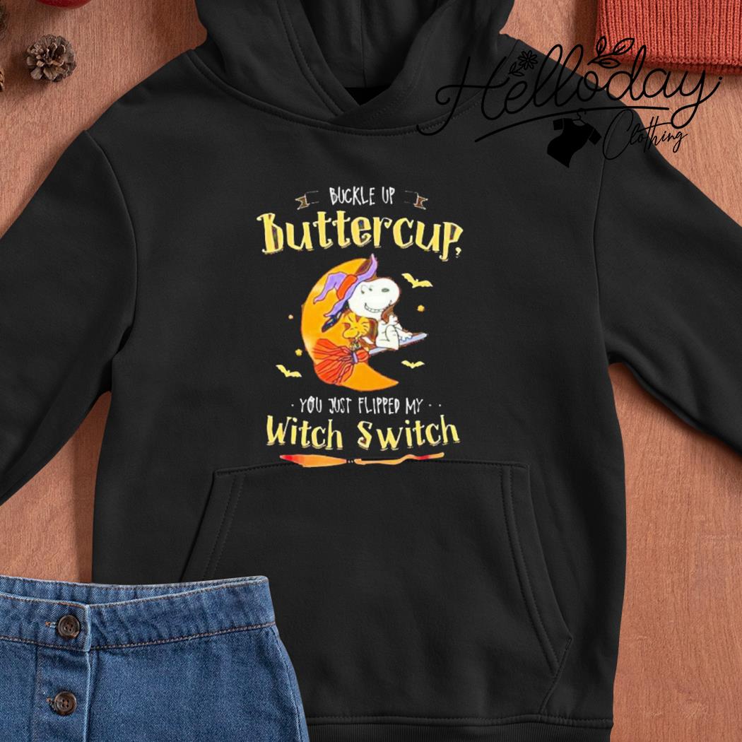 Snoopy Packers buckle up buttercup you just flipped Halloween shirt