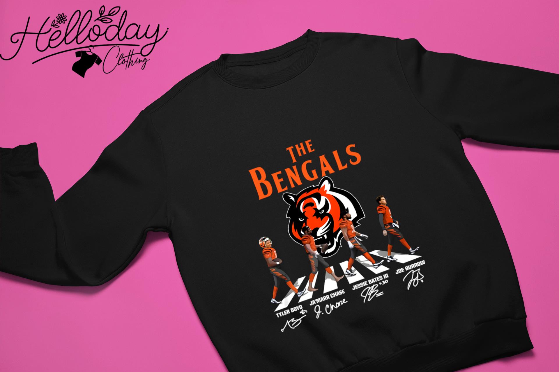 The Cincinnati Bengals Abbey Road Signatures T-Shirt, hoodie, sweater, long  sleeve and tank top