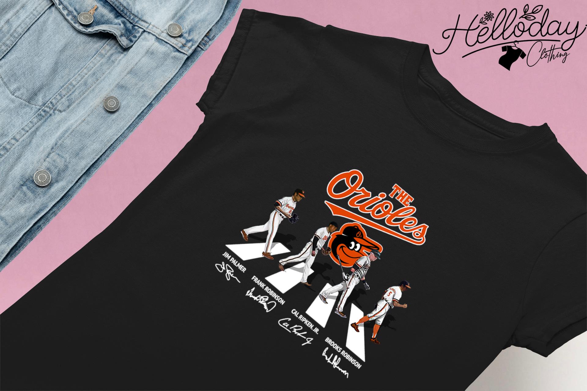 The Orioles abbey road signatures shirt gift for fan, hoodie, sweater, long  sleeve and tank top