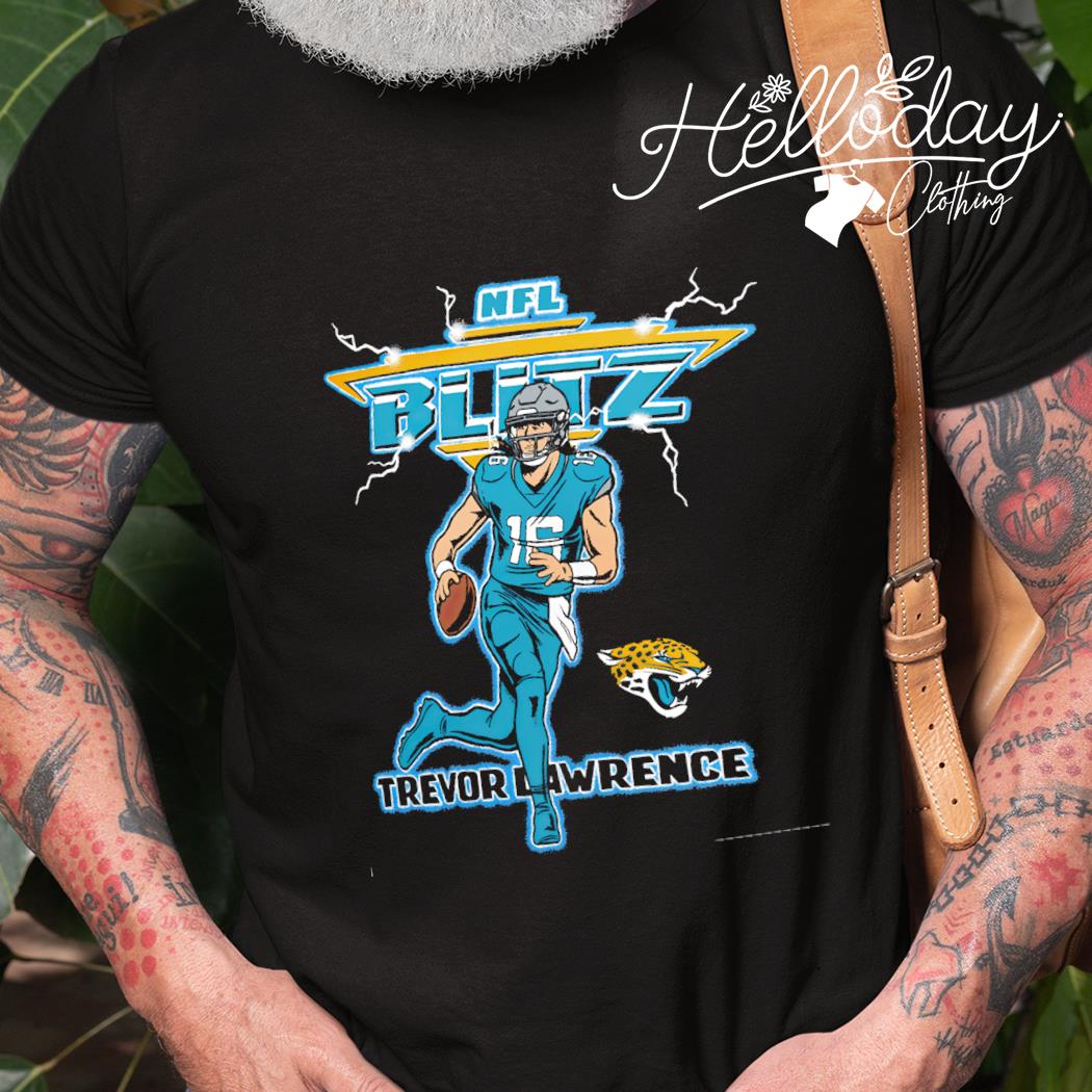 Official nFL Blitz Jacksonville Jaguars Trevor Lawrence T-Shirts, hoodie,  tank top, sweater and long sleeve t-shirt