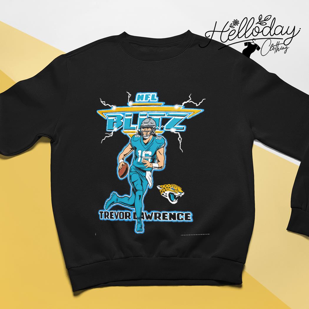 Official nFL Blitz Jacksonville Jaguars Trevor Lawrence T-Shirts, hoodie,  tank top, sweater and long sleeve t-shirt