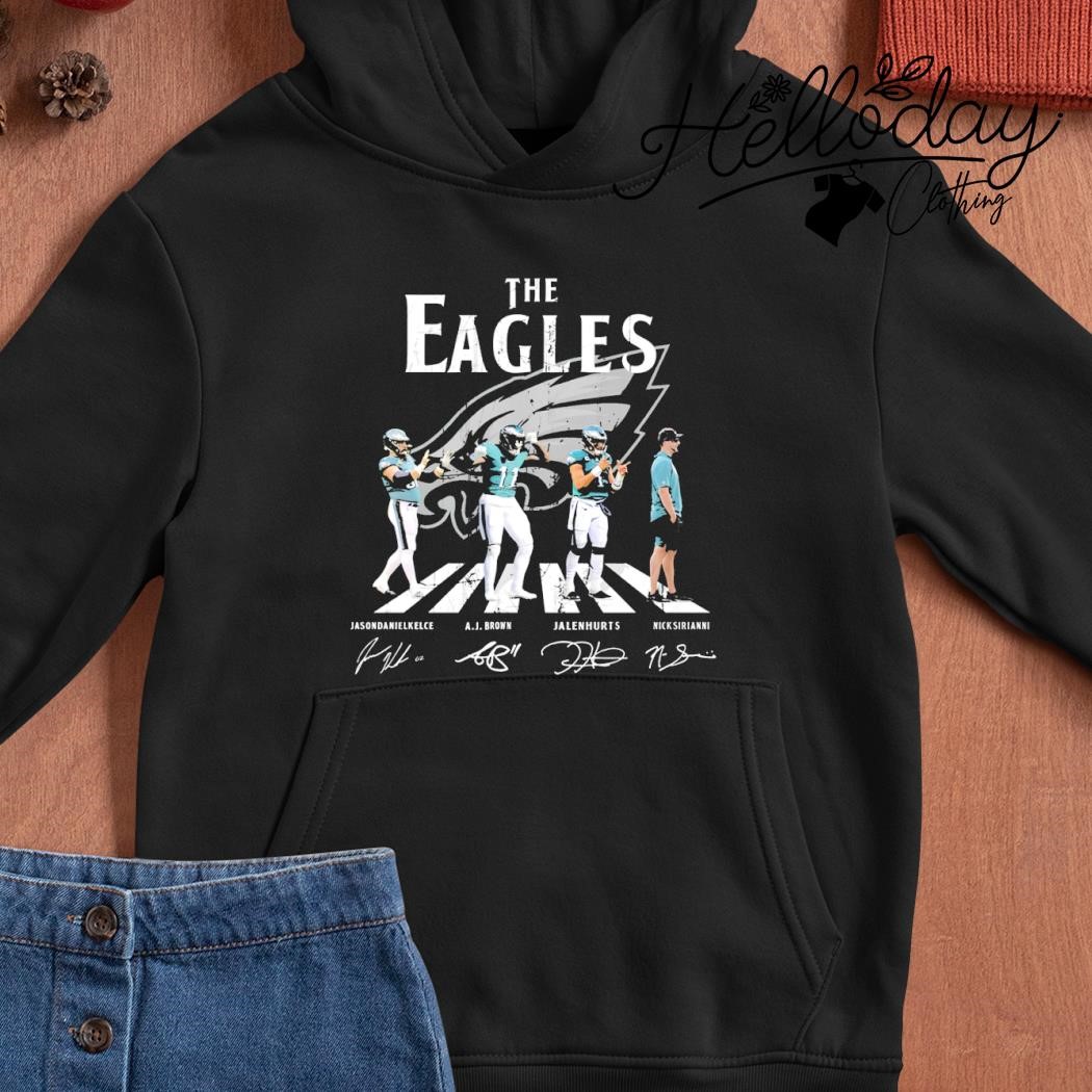 Philadelphia Skyline Sports Team Abbey Road Signatures Shirt, hoodie,  sweater, long sleeve and tank top