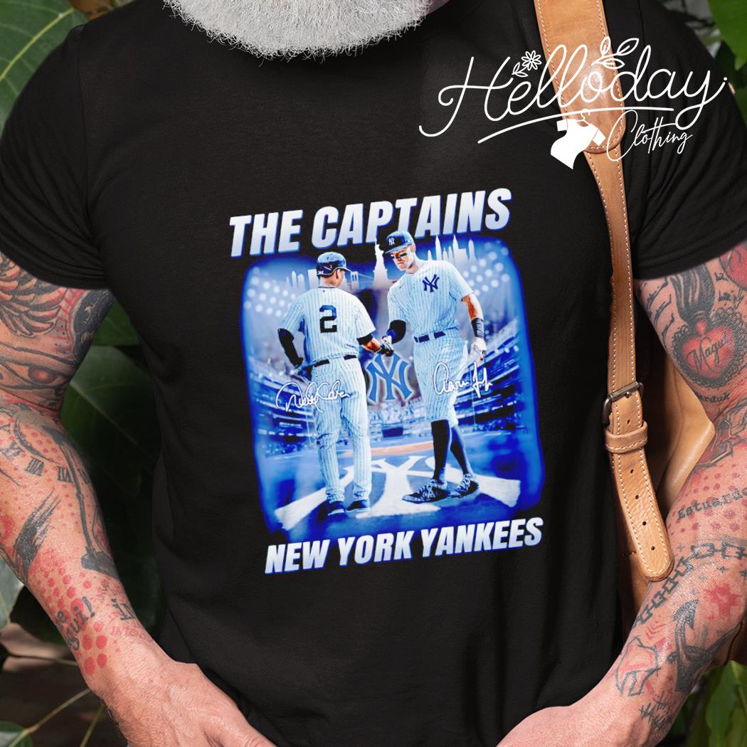 The Captains Derek Jeter And Aaron Judge New York Yankees Shirt For Men  Women