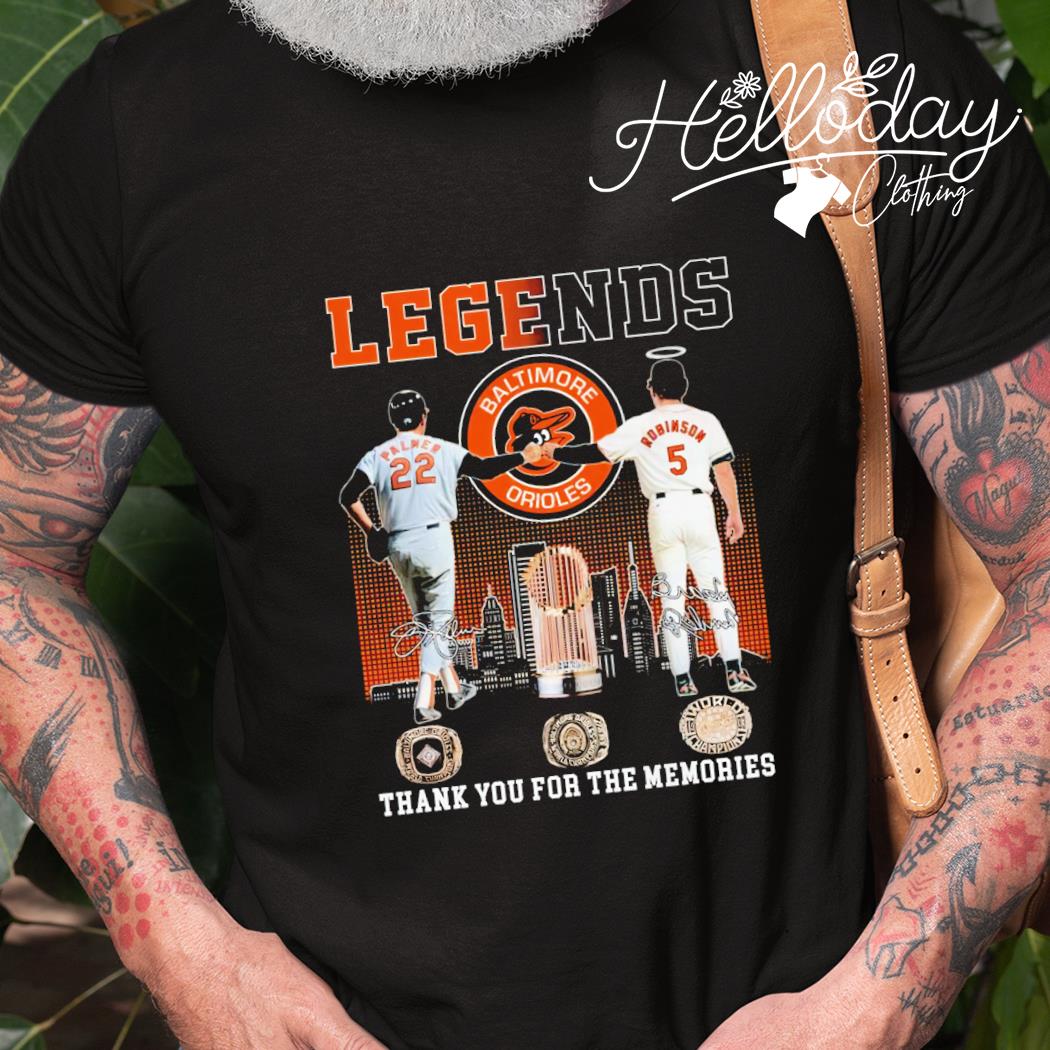 Palmer And Robinson Legends Baltimore Orioles Thank You For The