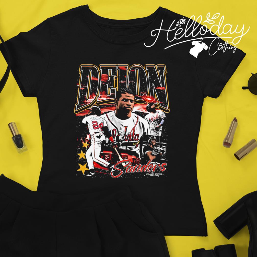 Official deion Sanders Atlanta Braves 1991 1994 T-Shirts, hoodie, tank top,  sweater and long sleeve t-shirt