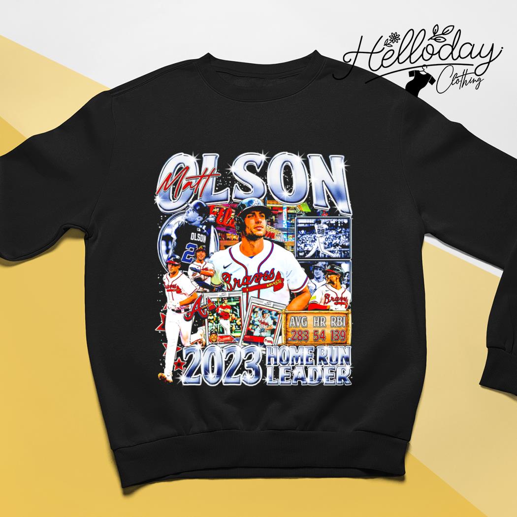 Matt Olson 2023 Home Run Leader Atlanta Braves Vintage 2023 Shirt