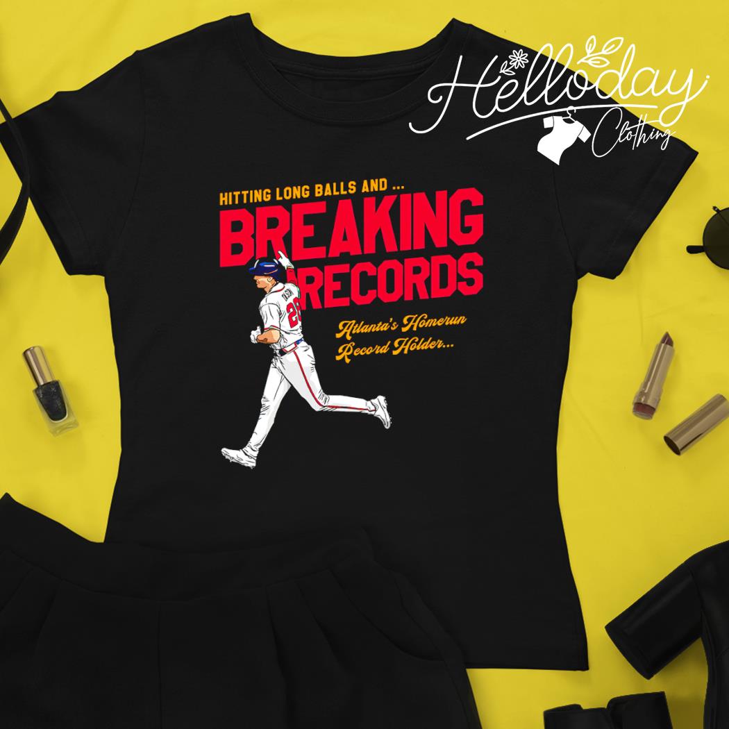 Matt Olson Atlanta Braves hitting long balls and breaking records Atlanta's  Home run record holder shirt, hoodie, sweater, long sleeve and tank top