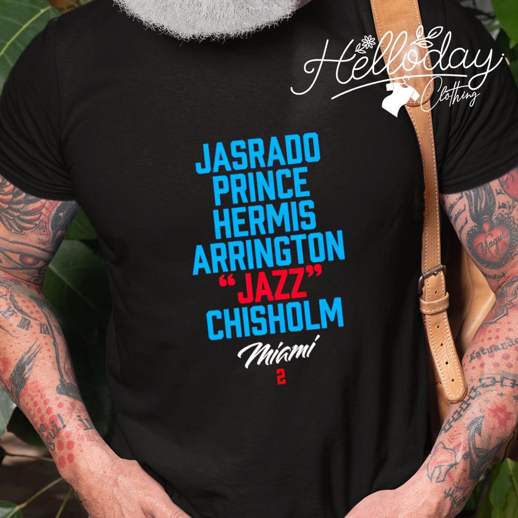 Jasrado Prince Hermis Arrington Jazz Chisholm Miami Marlins shirt, hoodie,  sweater, long sleeve and tank top